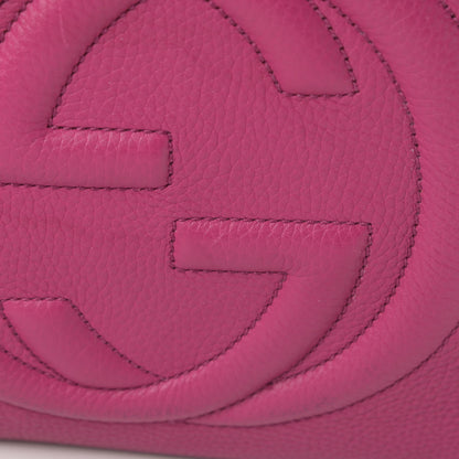 Gucci Cellarius Calfskin Medium Soho Chain Shoulder Bag Bright Bouganville 18 of 19