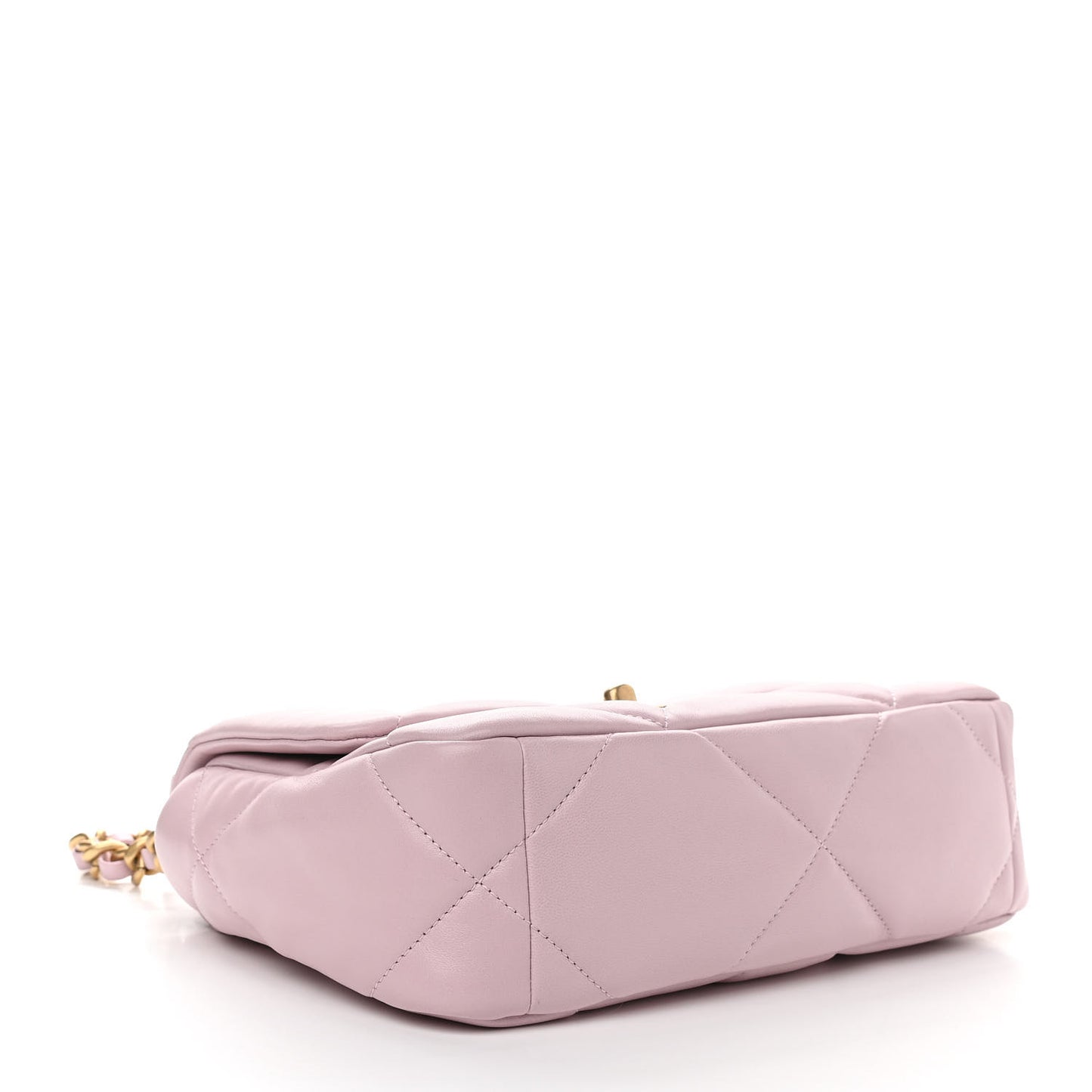 Lambskin Quilted Medium Chanel 19 Flap Light Pink