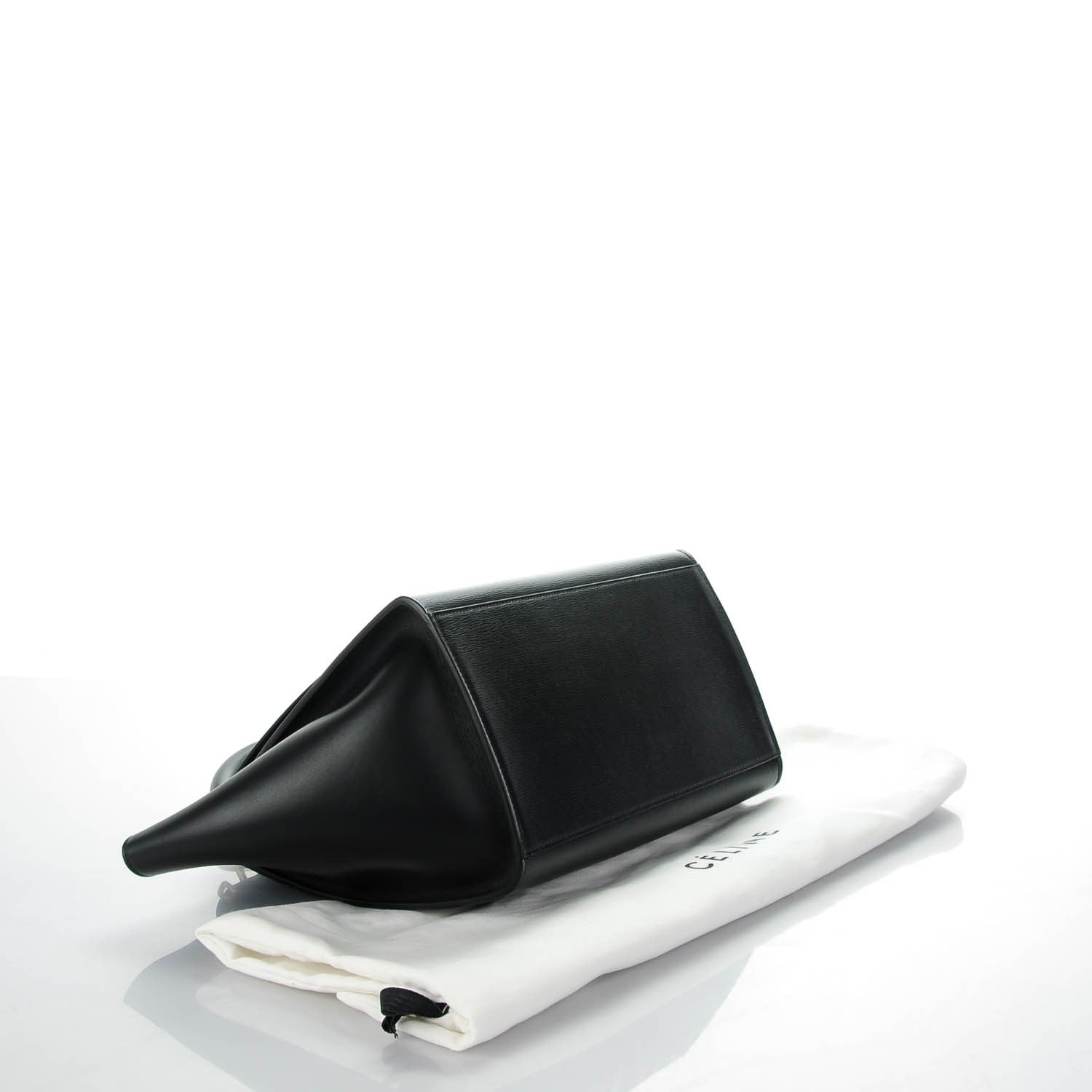 Celine Liege Calfskin Small Trapeze Black 4 of 8