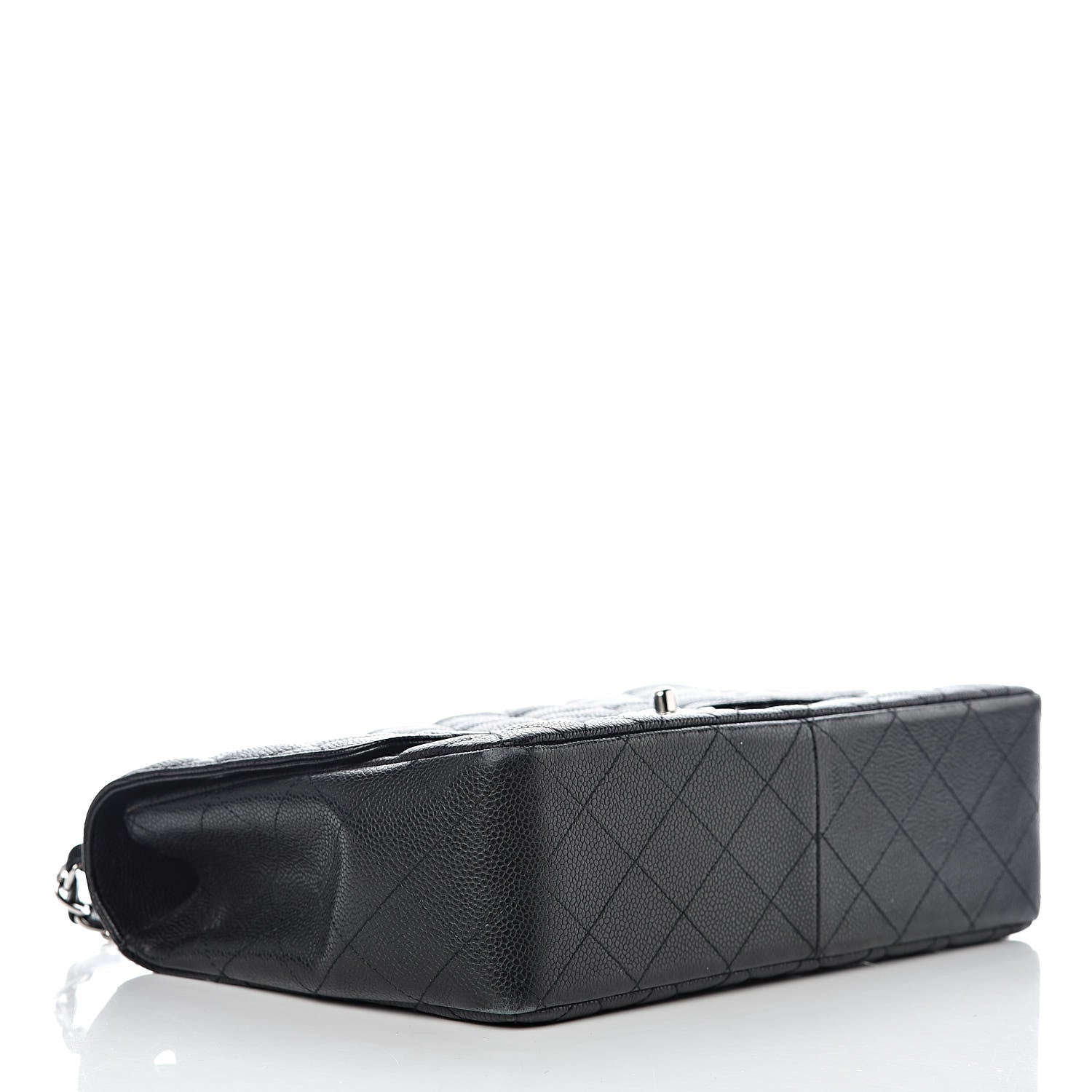 Chanel Caviar Quilted Jumbo Single Flap Black 4 of 15