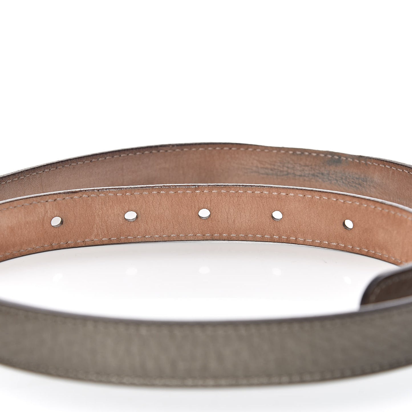 Metallic Calfskin Crystal Interlocking G Belt 95 38 Sasso