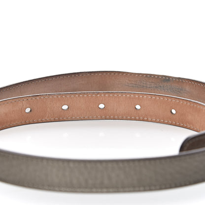 Gucci Metallic Calfskin Crystal Interlocking G Belt 95 38 Sasso 5 of 7
