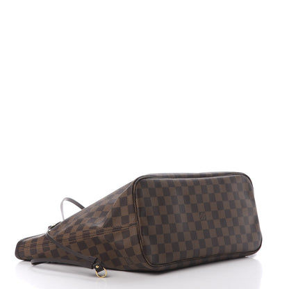 Louis Vuitton Damier Ebene Neo Neverfull MM Rose Ballerine 3 of 10