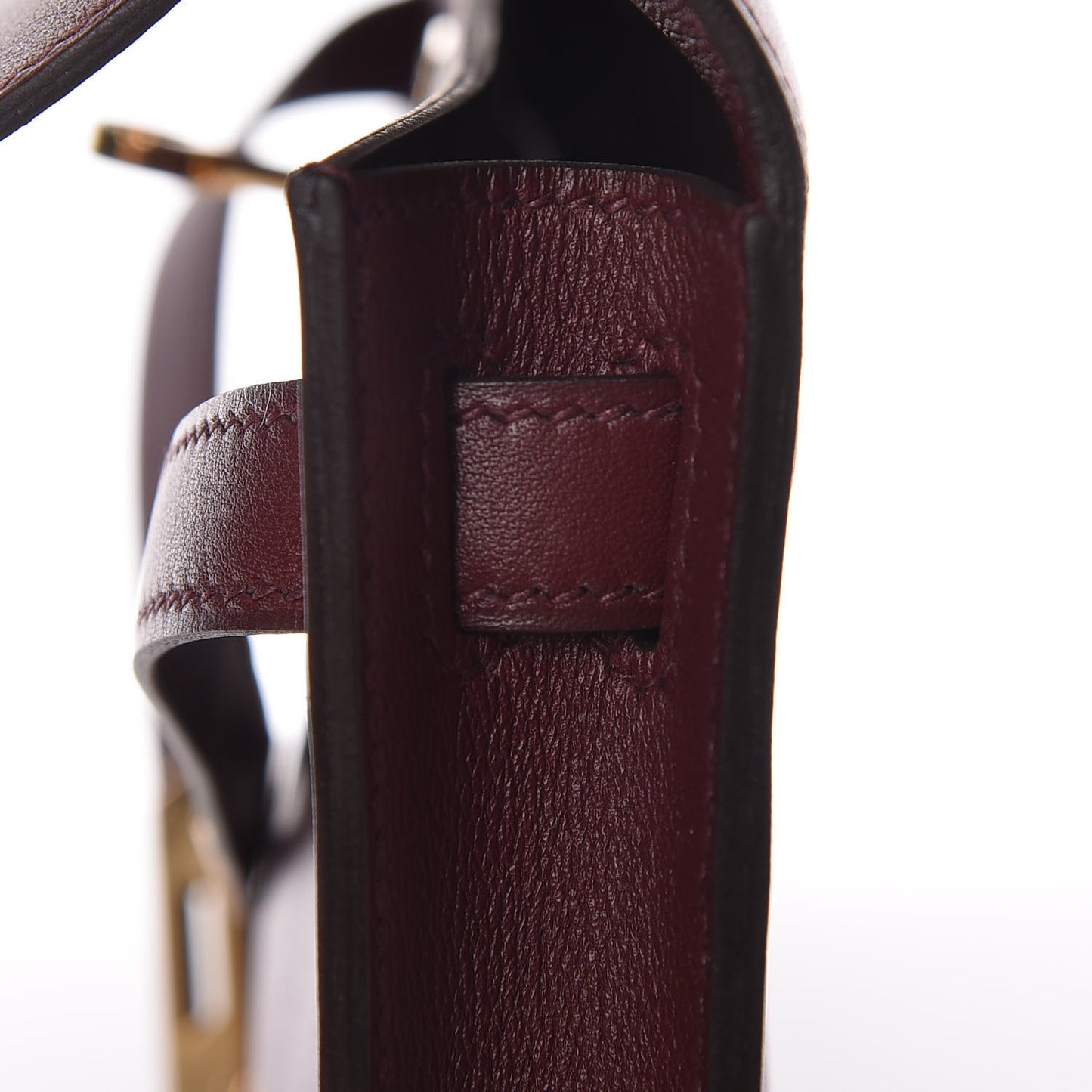 Swift Kelly Cut Clutch Pochette Bordeaux