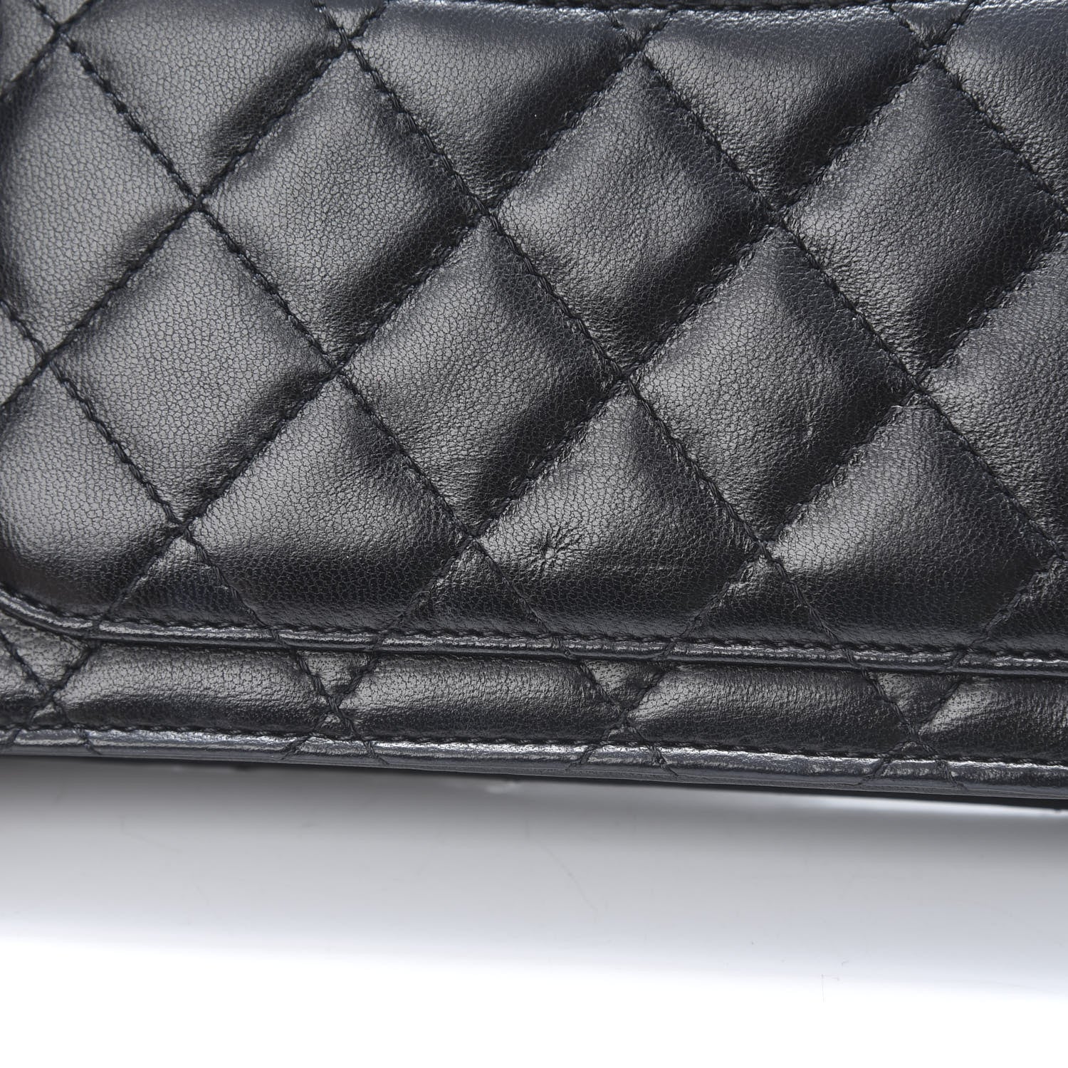 Chanel Lambskin Quilted Medium Crossing Times Flap Black 13 of 13