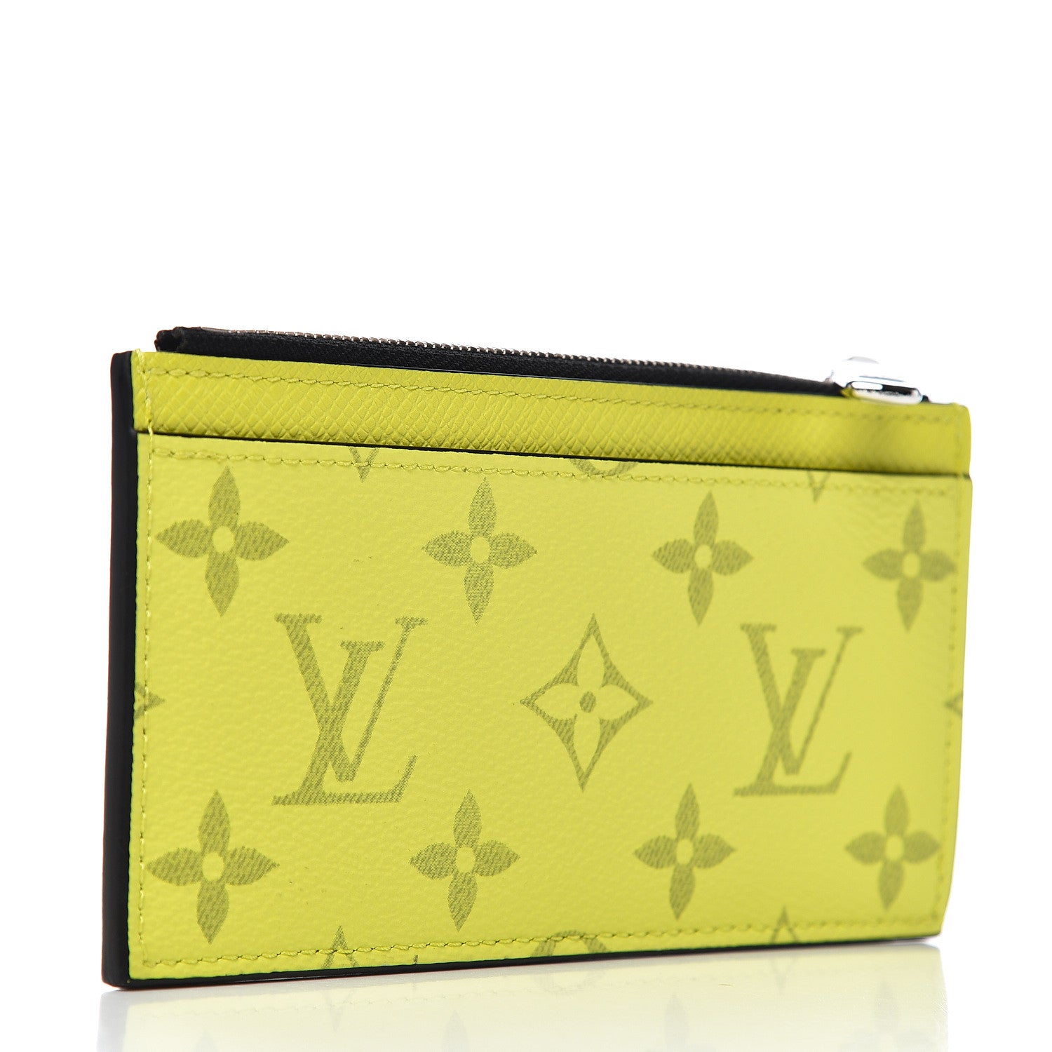 Louis Vuitton Monogram Taiga Coin Card Holder Yellow 3 of 7