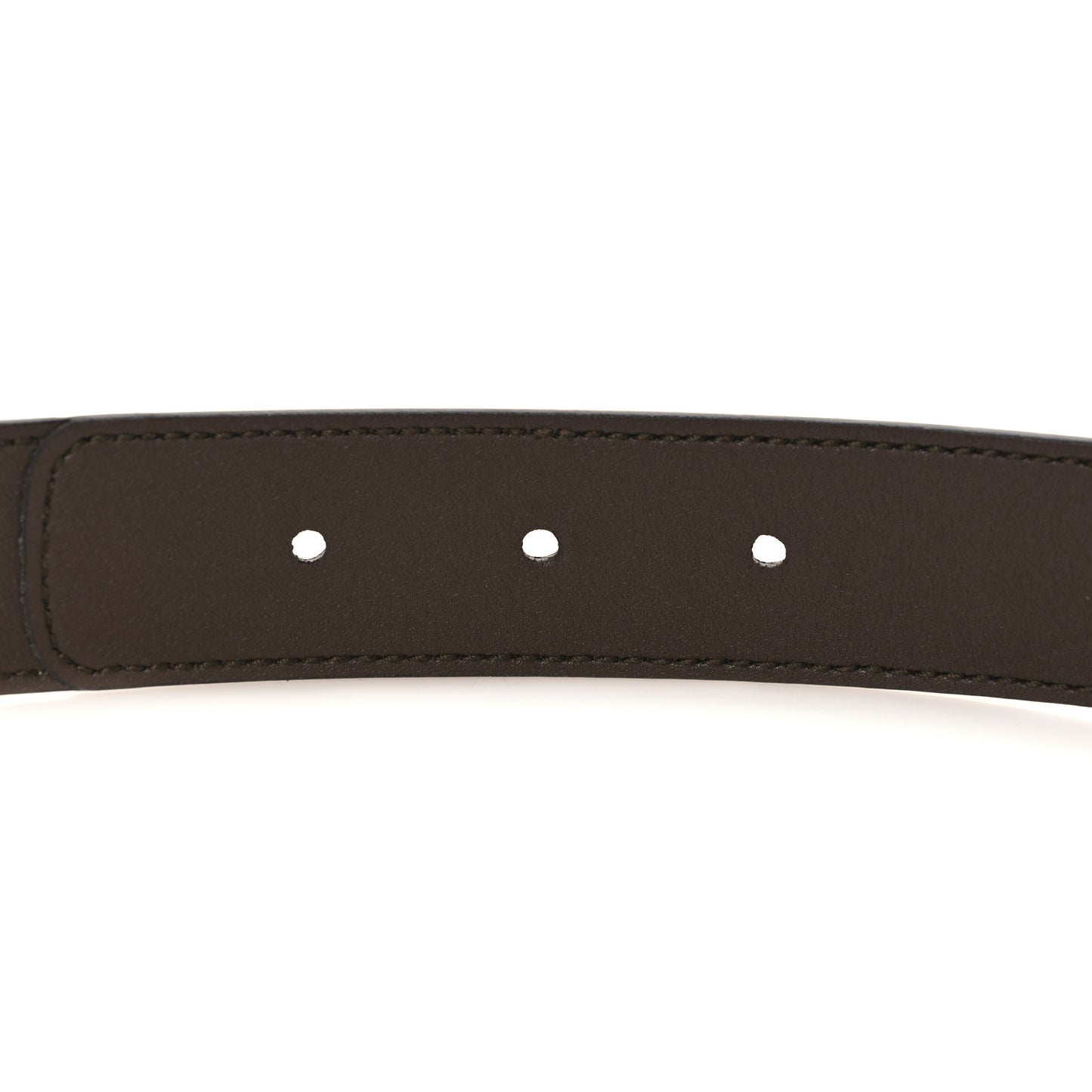 GG Supreme Monogram Matte Plutone Calfskin Double G 30mm Belt 85 34 Beige Ebony New Acero
