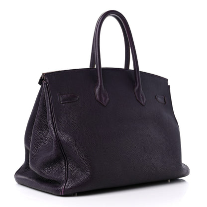 Hermes Togo BIRKIN 35 Raisin 3 of 27