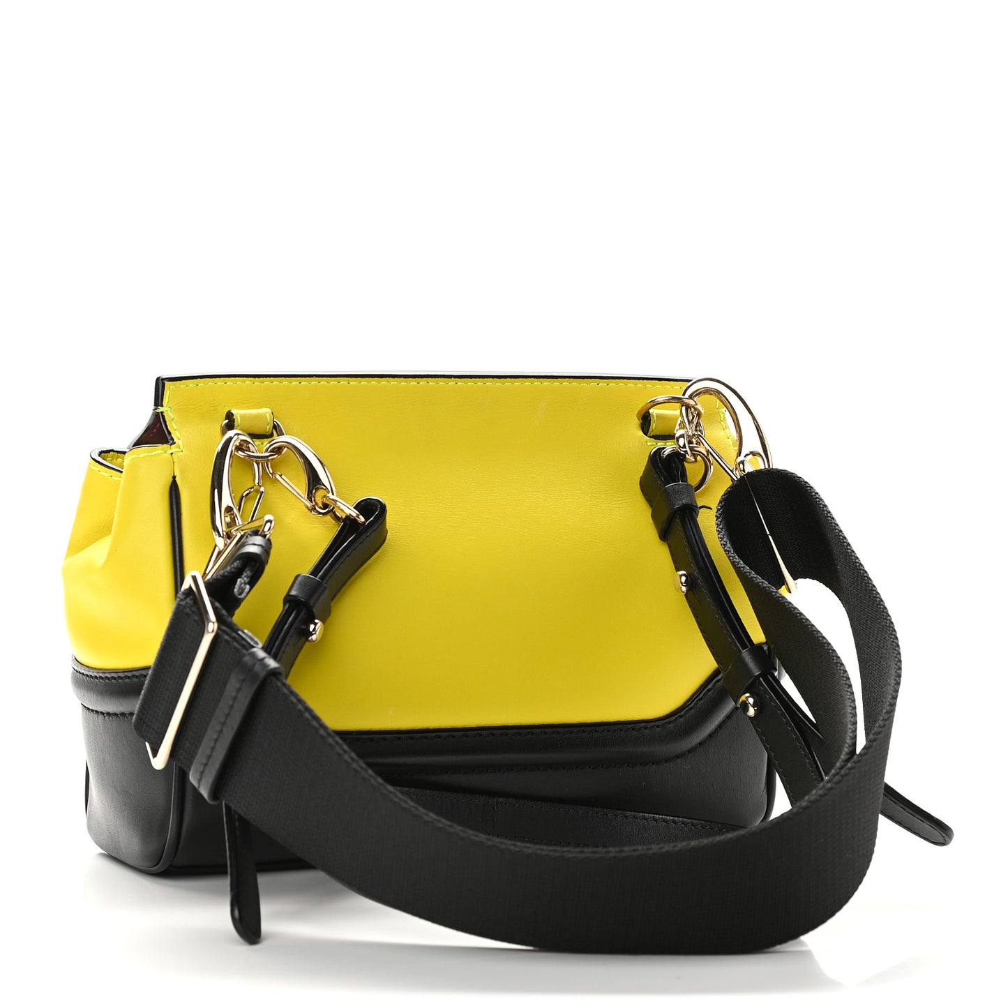 Calfskin Medium Palazzo Empire Colorblock Crossbody Bag Multicolor