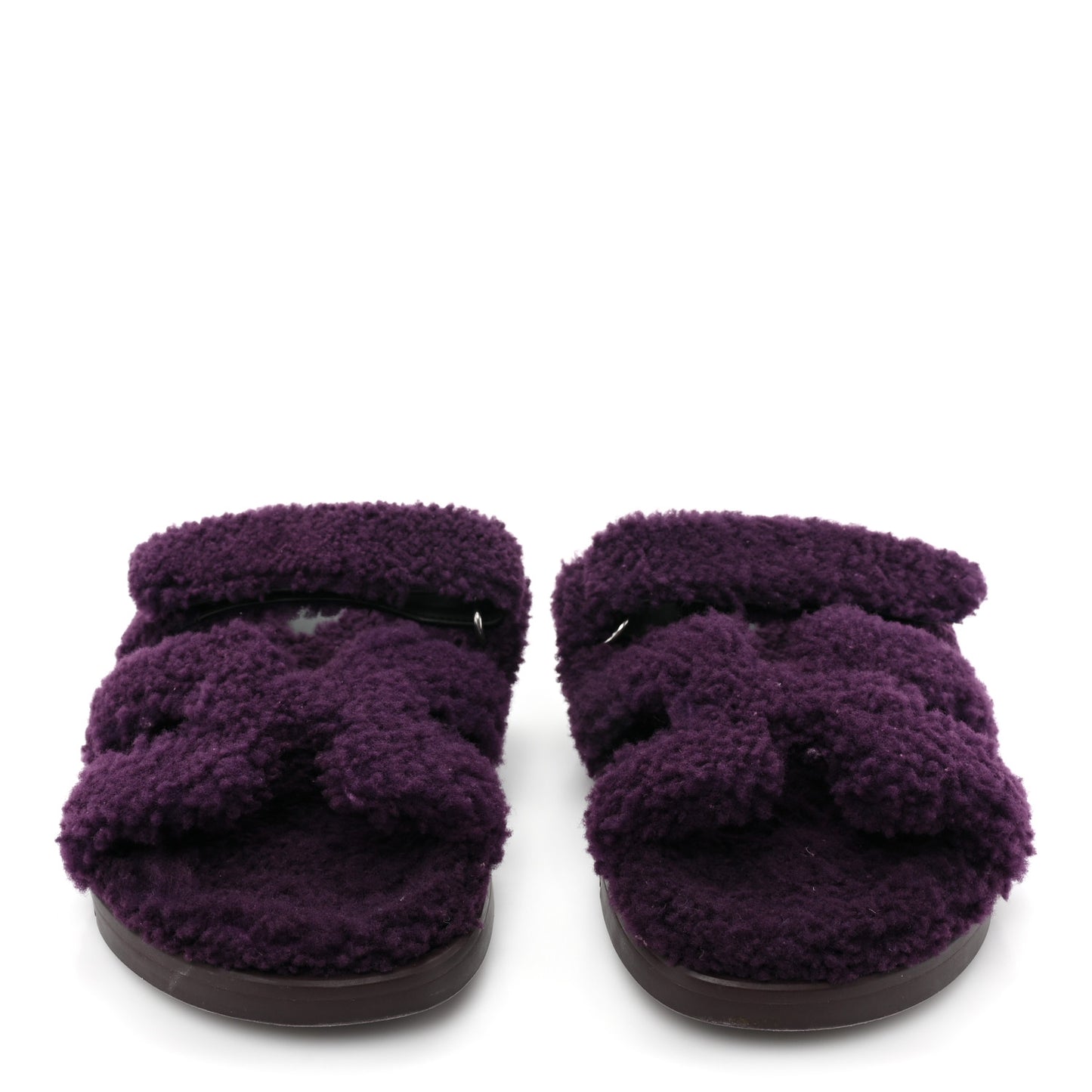 Woolskin Womens Chypre Sandals 38.5 Violet Fonce