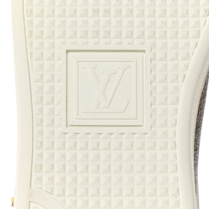 Louis Vuitton Calfskin Monogram LV Black Heart Sneakers 38 Cacao 8 of 9