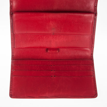 Louis Vuitton Epi Porte Tresor International Wallet Castillan Red 6 of 7
