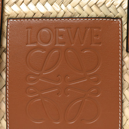 Loewe Raffia Small Basket Tote Bag Natural Tan 7 of 10