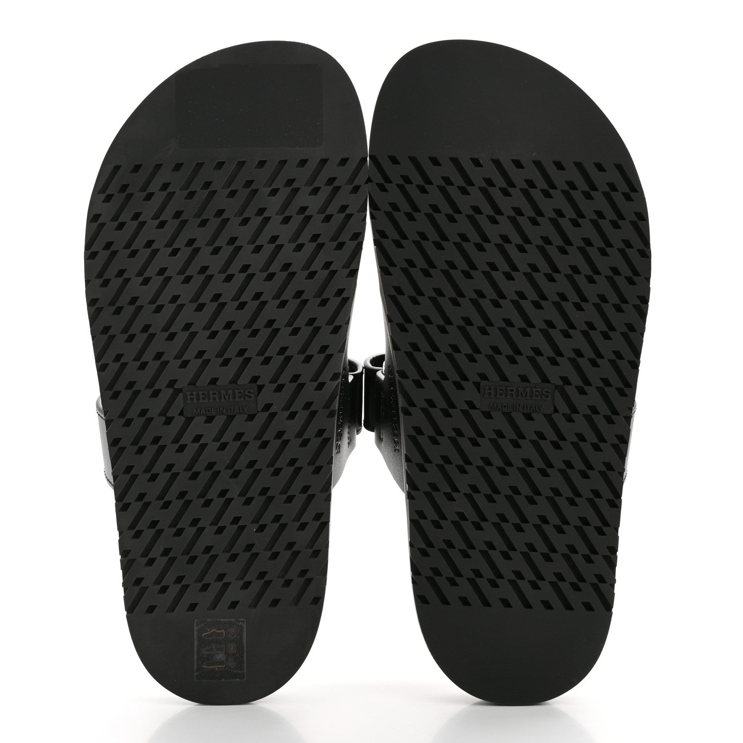 Hermes Calfskin Womens Chypre Sandals 36 Black 5 of 9