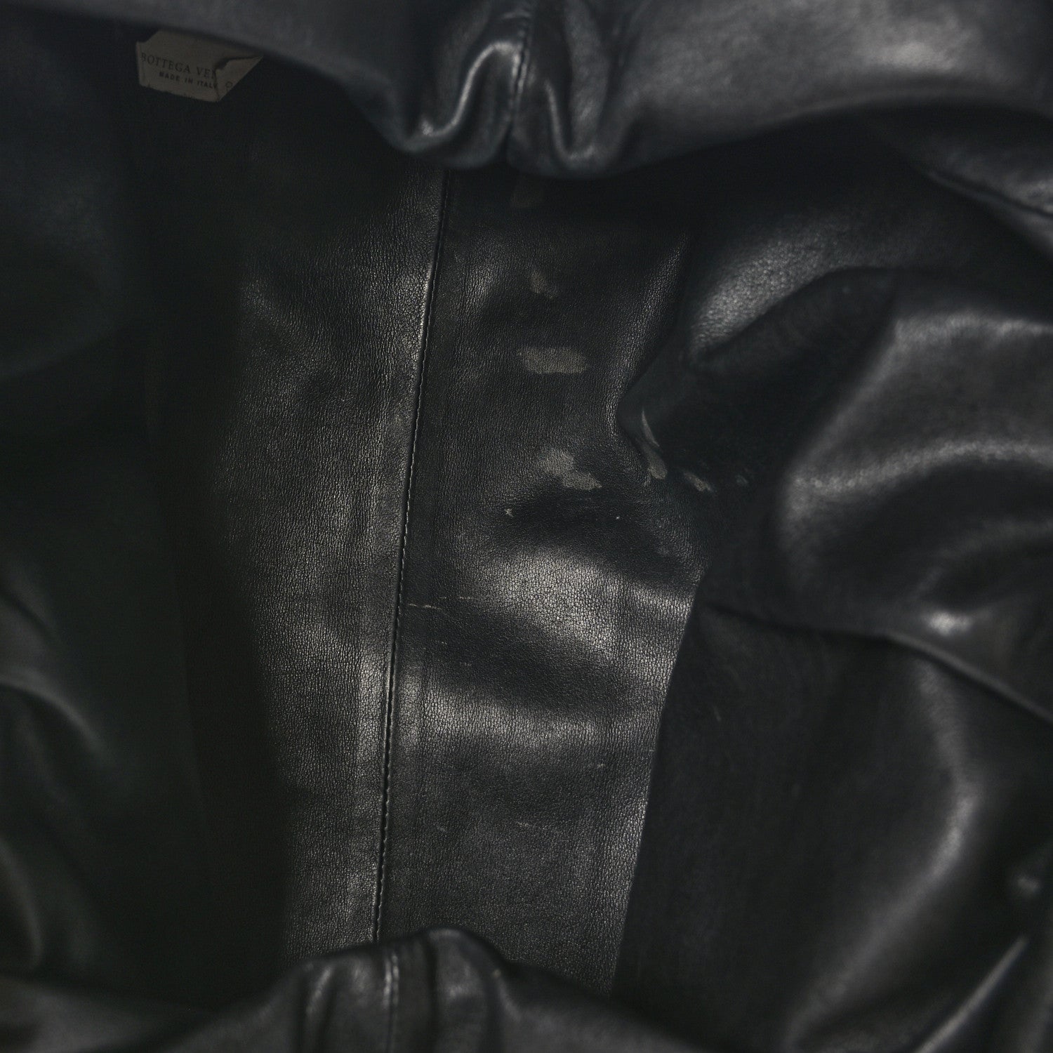 Bottega Veneta Smooth Butter Calf The Pouch Oversized Clutch Black 5 of 9