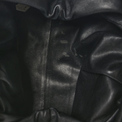 Bottega Veneta Smooth Butter Calf The Pouch Oversized Clutch Black 5 of 9