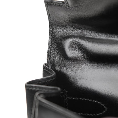 Hermes Box Kelly Retourne 32 Black 15 of 18