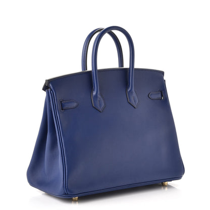 Hermes Swift Birkin 25 Bleu Saphir 3 of 38