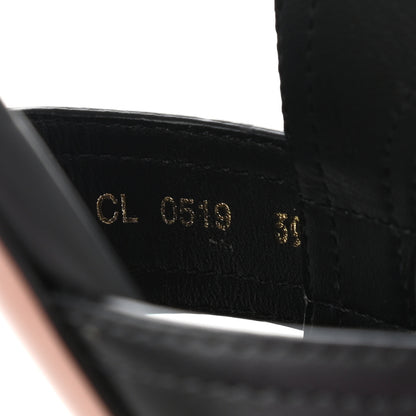 Christian Dior Calfskin 30 Montaigne Slide Sandals 39 Black 8 of 8