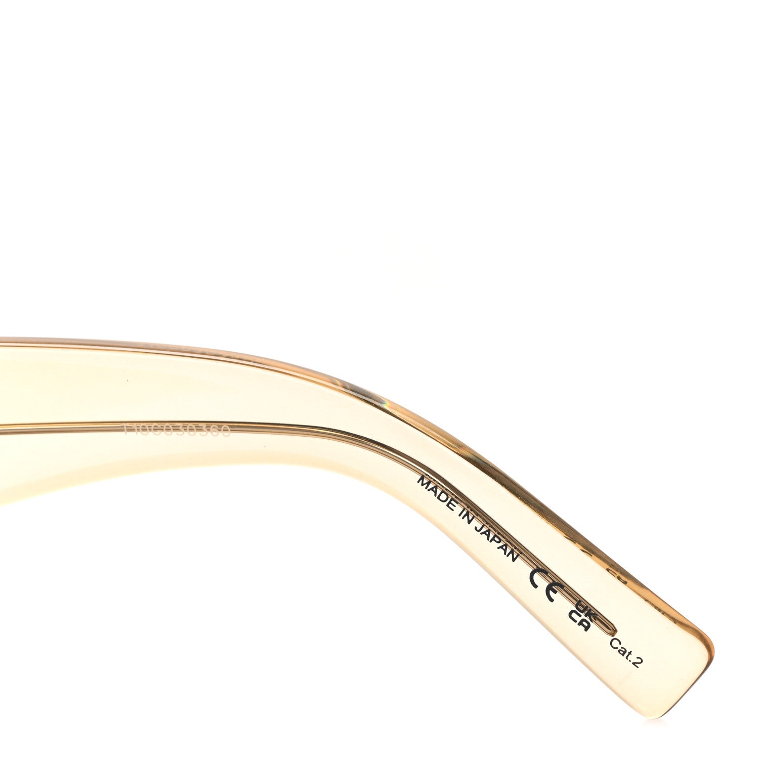 Saint Laurent Acetate SL 572 Sunglasses Gold 7 of 7