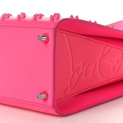 Christian Louboutin Calfskin Spikes Loubinthesky Medium Paloma Fuchsia 8 of 11