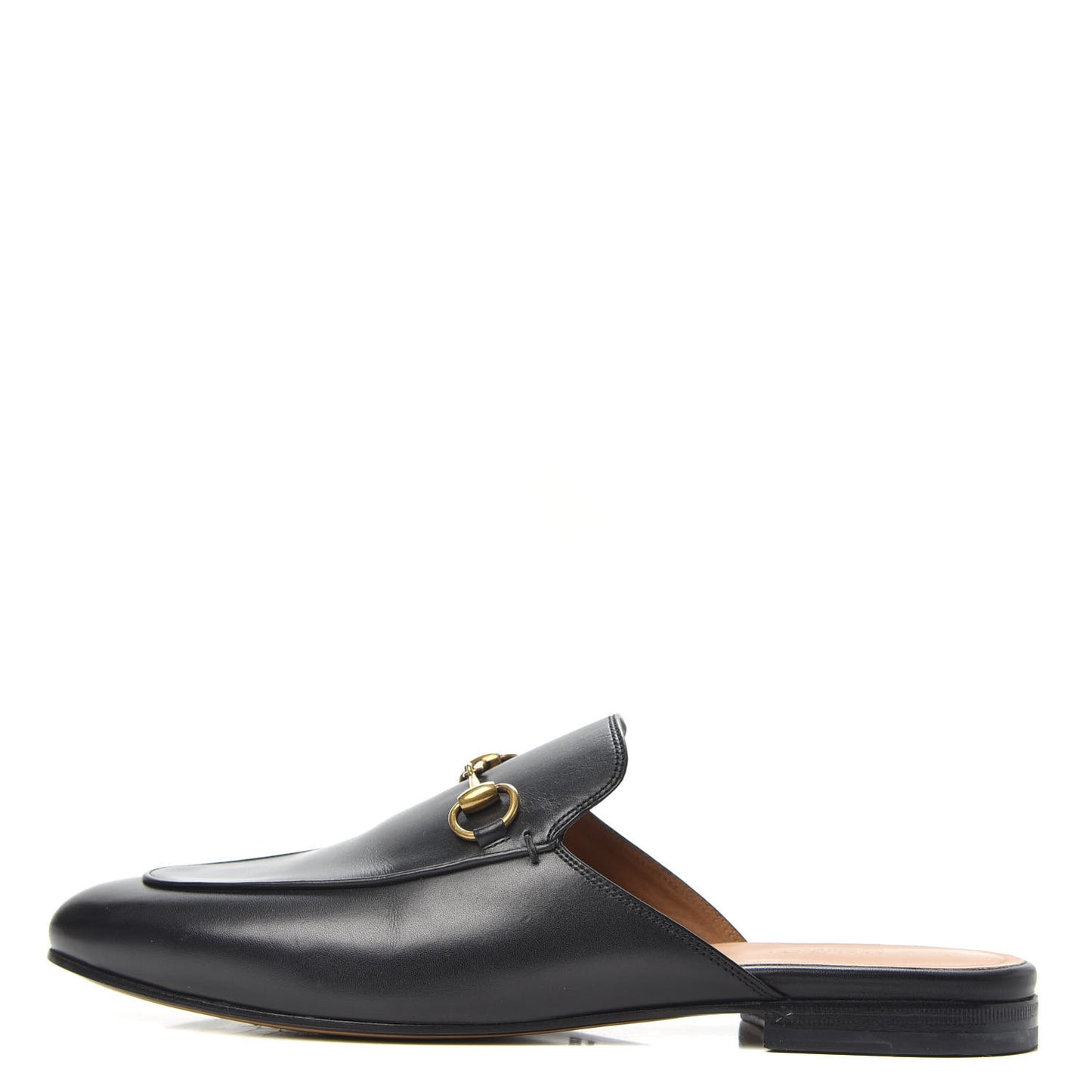 Calfskin Womens Princetown Slippers 39 Black