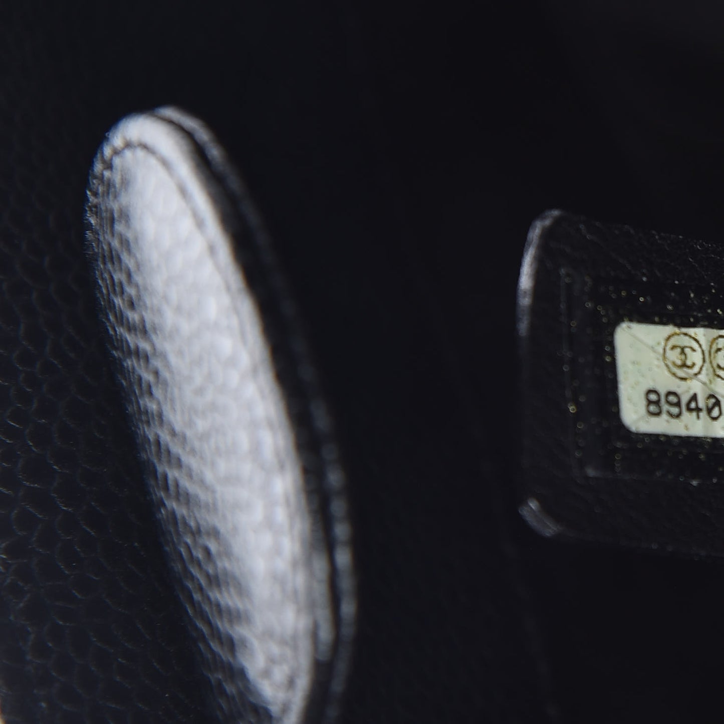 Caviar Quilted Petit Shopping Tote PST Black
