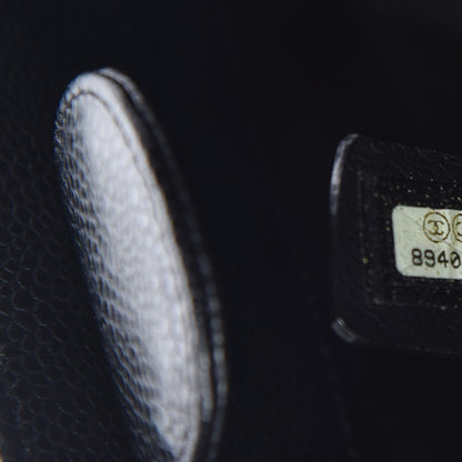 Chanel Caviar Quilted Petit Shopping Tote PST Black 7 of 10