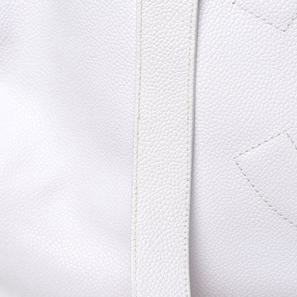 Chanel Caviar Large CC Shoulder Bag White 11 of 16