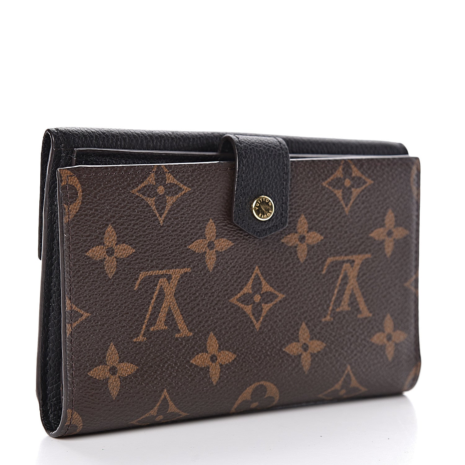 Louis Vuitton Monogram Pallas Compact Wallet Black 3 of 7