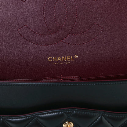 Chanel Lambskin Quilted Jumbo Double Flap Black 5 of 11