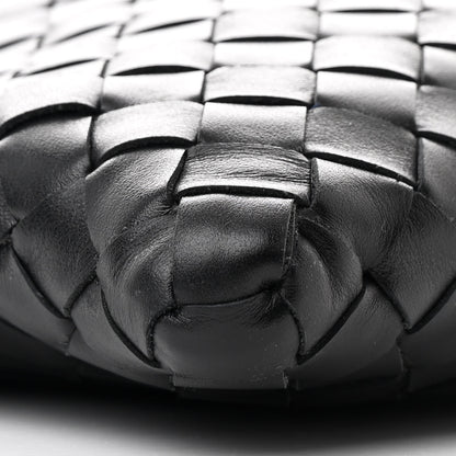 Bottega Veneta Nappa Intrecciato Andiamo Flat Messenger Black 9 of 10