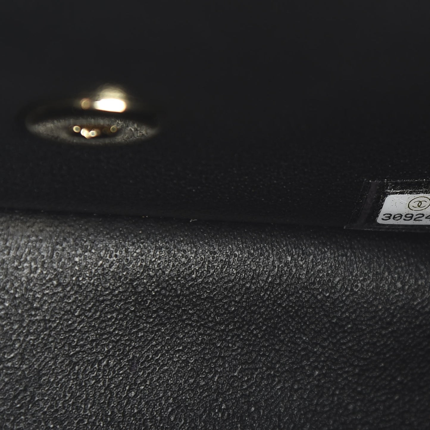 Lambskin Quilted Mini Square Flap Black