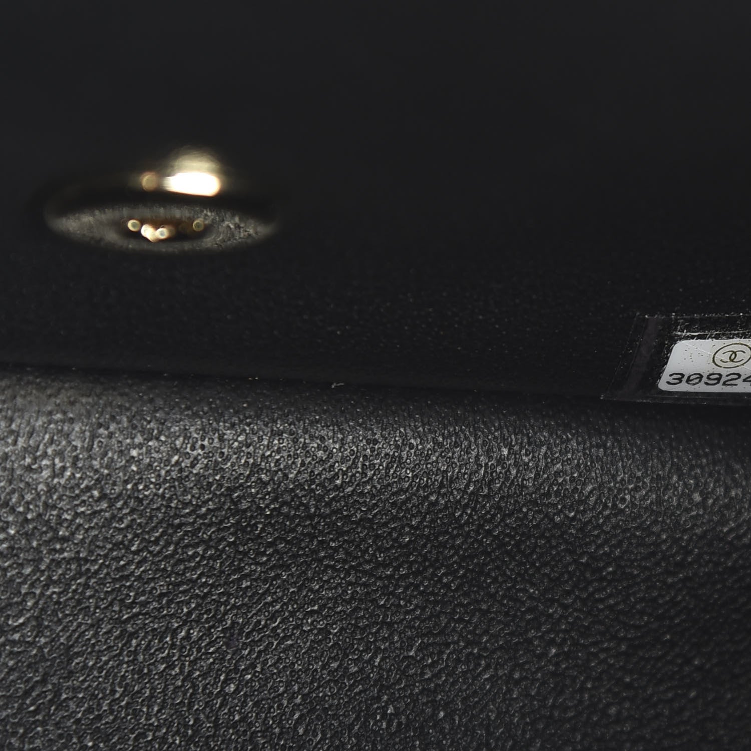 Chanel Lambskin Quilted Mini Square Flap Black 9 of 10