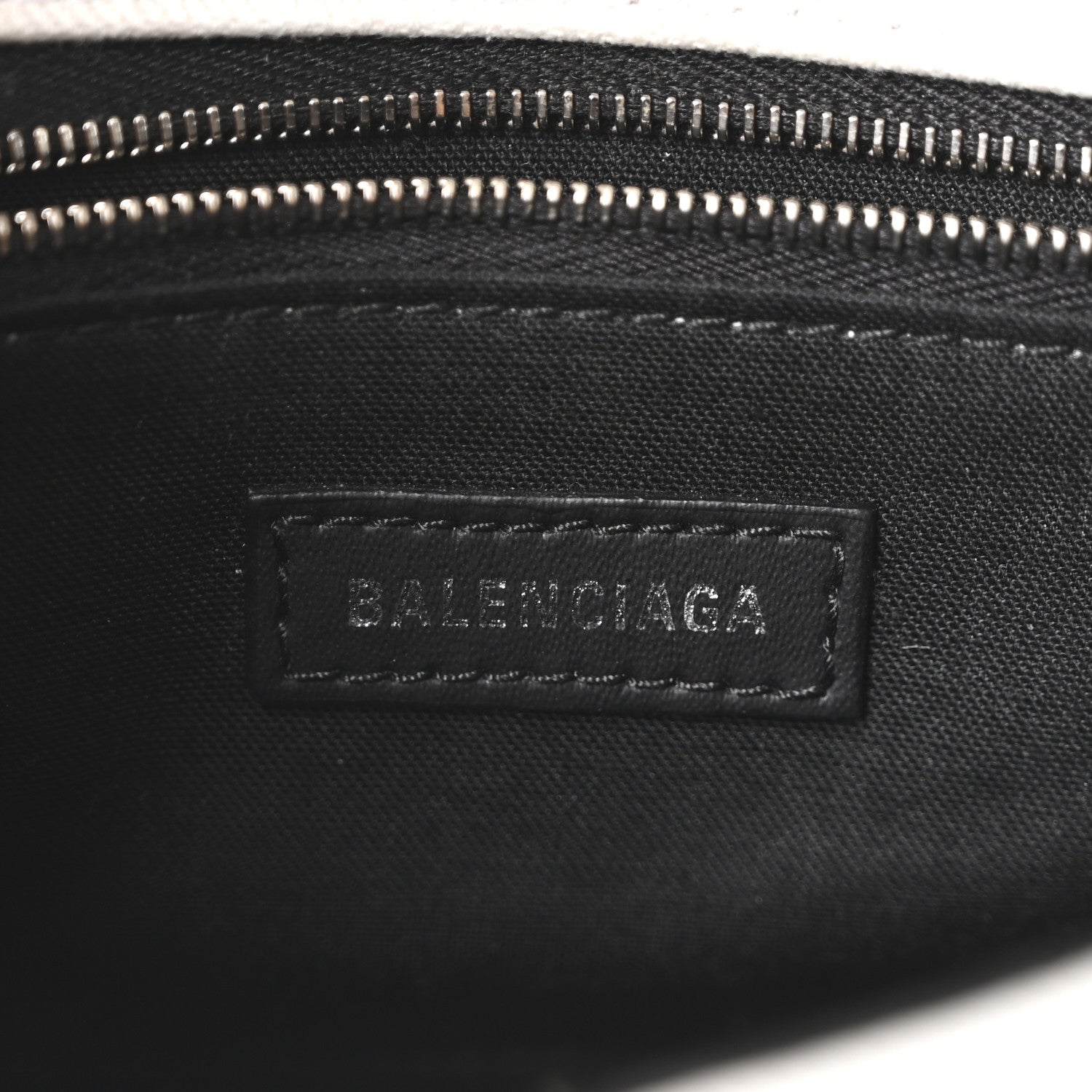 Balenciaga Denim Patchwork Small Hourglass Top Handle Bag Optic White 6 of 10