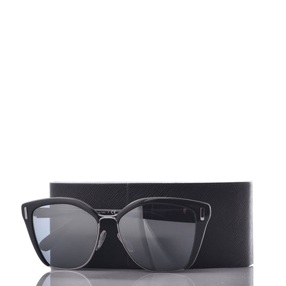 Prada Cat Eye Sunglasses SPR56T Black 7 of 7