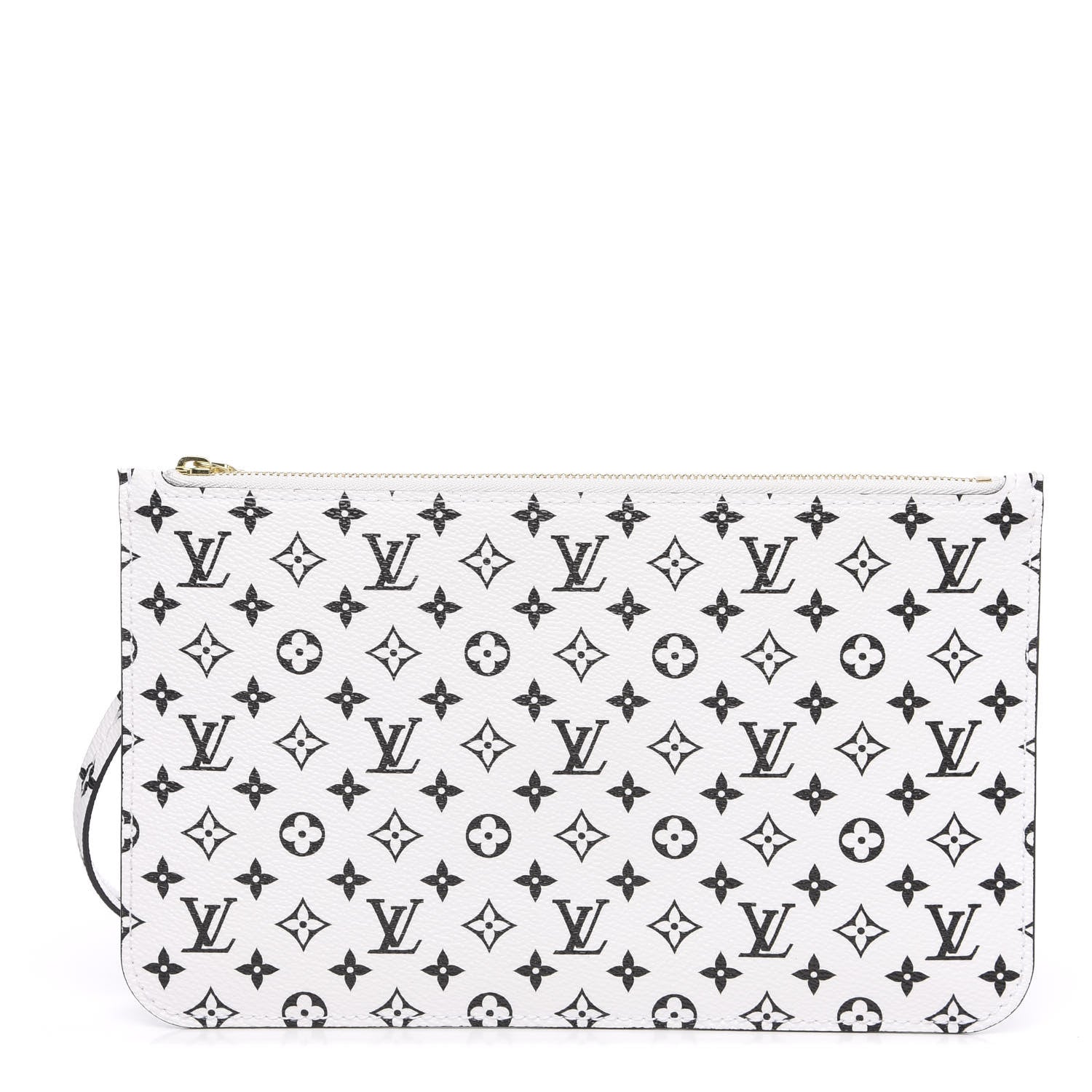 Louis Vuitton Monogram Giant Neverfull MM GM Pochette White 1 of 5
