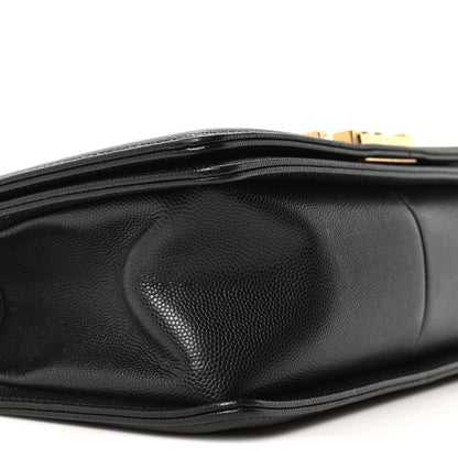 Chanel Caviar Quilted Medium Boy Flap Black 9 of 10