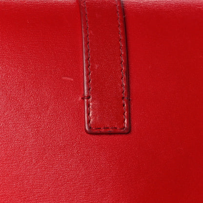 Saint Laurent Smooth Calfskin Monogram Sulpice Chain Wallet Red 15 of 16