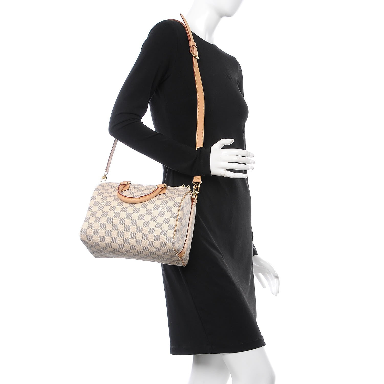 Louis Vuitton Damier Azur Speedy Bandouliere 25 2 of 8