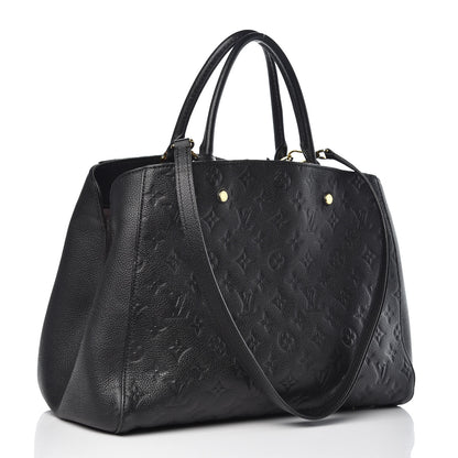 Louis Vuitton Empreinte Montaigne GM Black 3 of 19