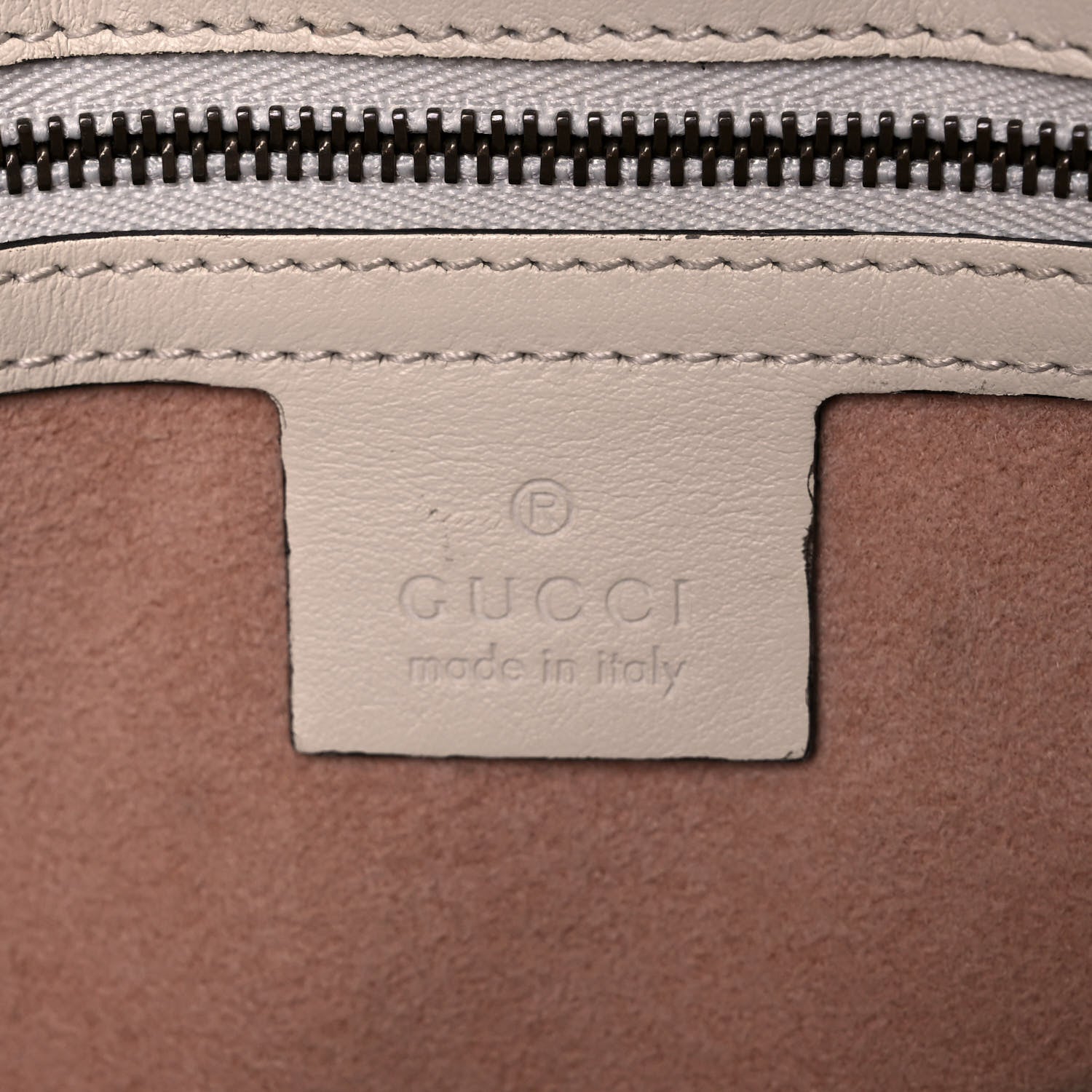 Gucci Calfskin Matelasse Small GG Marmont Shoulder Bag White 6 of 20