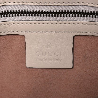 Gucci Calfskin Matelasse Small GG Marmont Shoulder Bag White 6 of 20