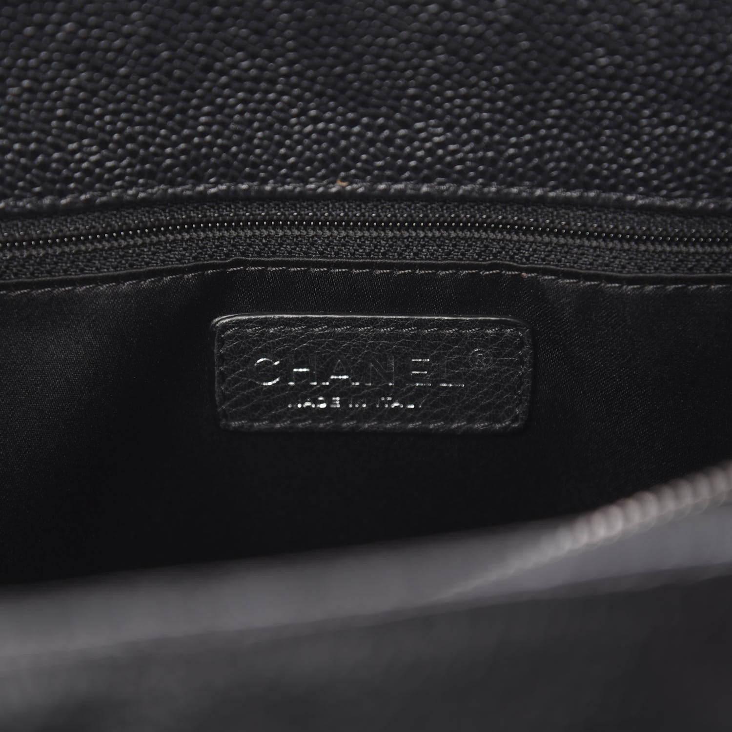 Chanel Caviar Quilted Grand Shopping Tote GST Black 6 of 11