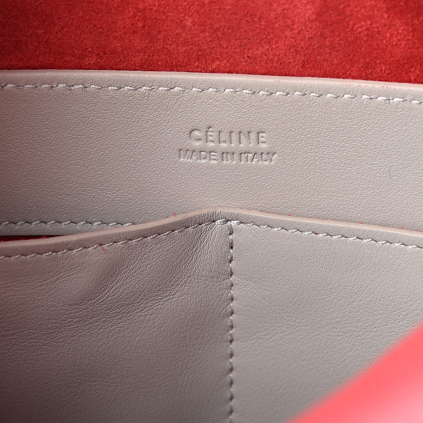 Lambskin Small Soft Cube Satchel Bright Red