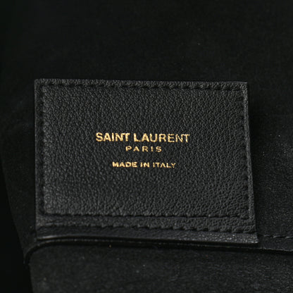 Saint Laurent Calfskin Large Shopping Tote Black 6 of 9