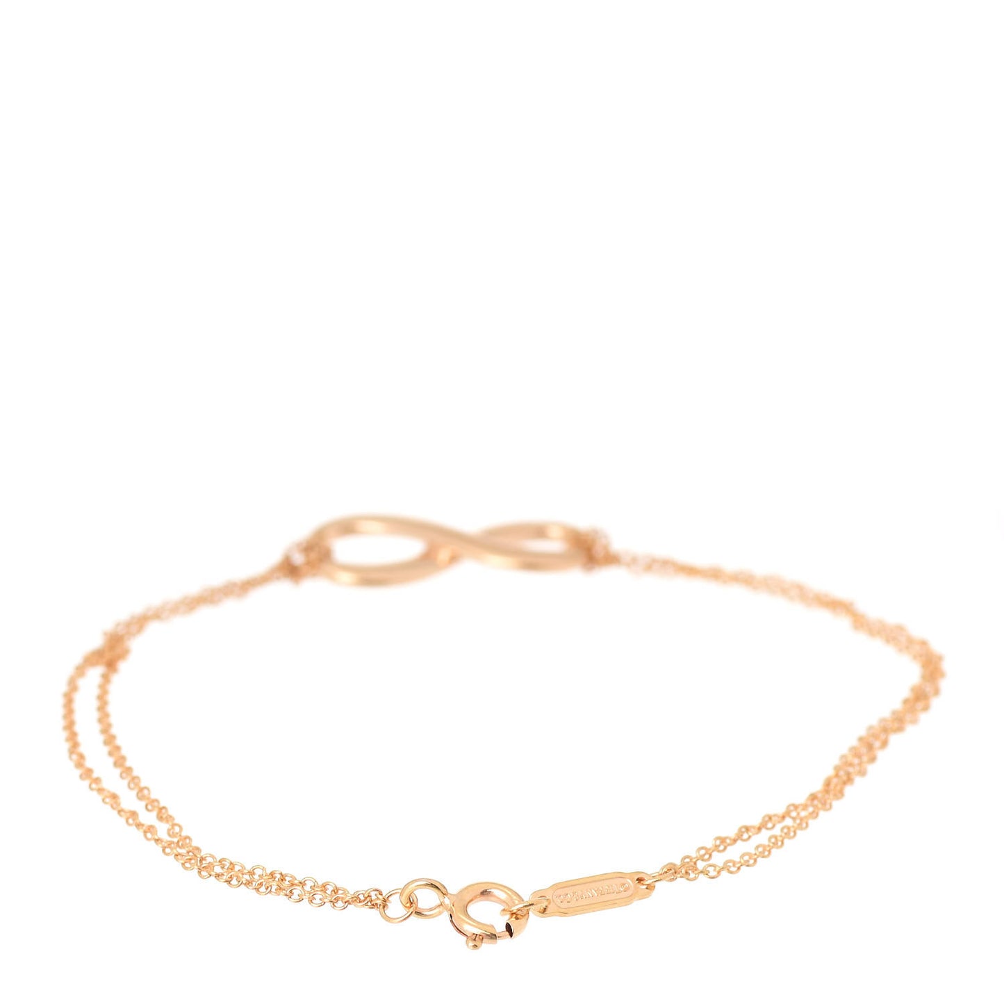 18K Rose Gold Infinity Bracelet