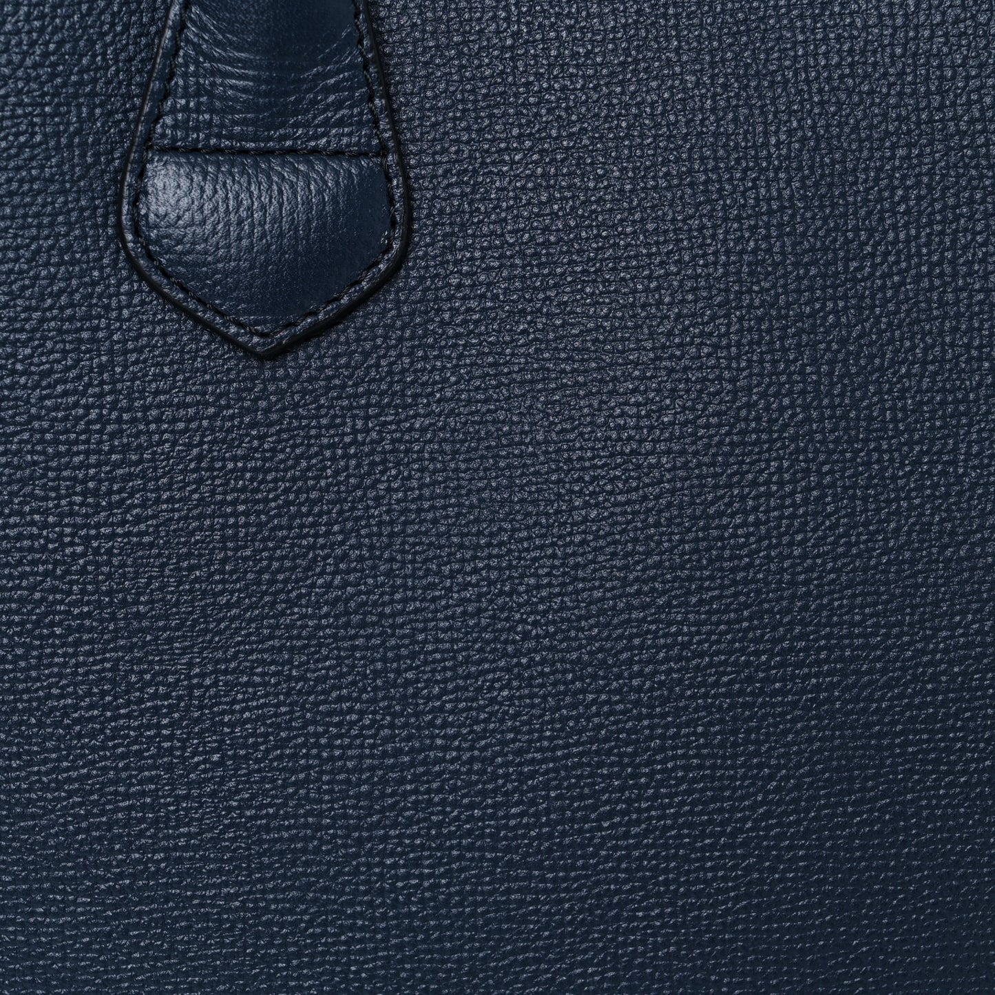 Derby Calfskin House Check Medium Banner Tote Ink Blue