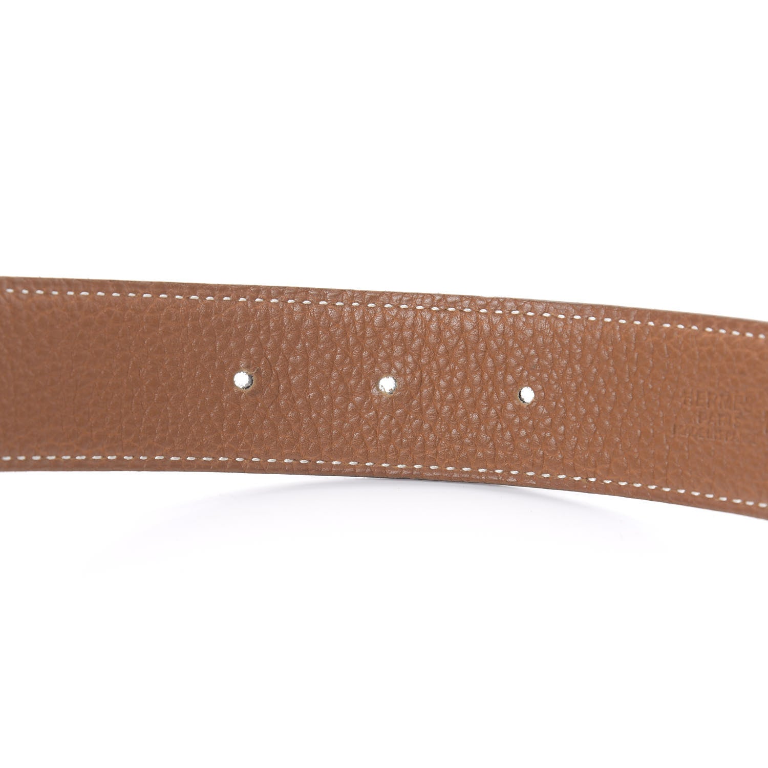 Hermes Box Togo 32mm H Belt 90 Black Gold 4 of 7