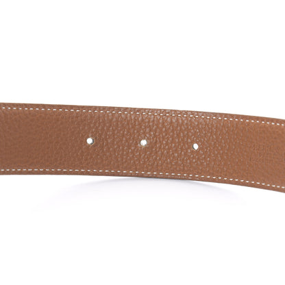 Hermes Box Togo 32mm H Belt 90 Black Gold 4 of 7